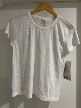 lululemon athletica White Train to Be Short Sleeve
